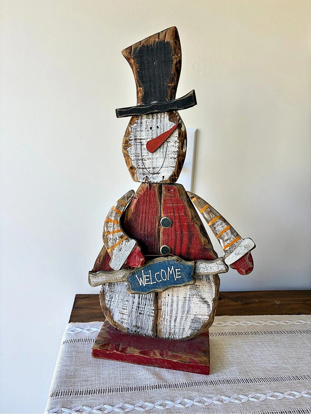 Rustic Snowman Holiday Decor